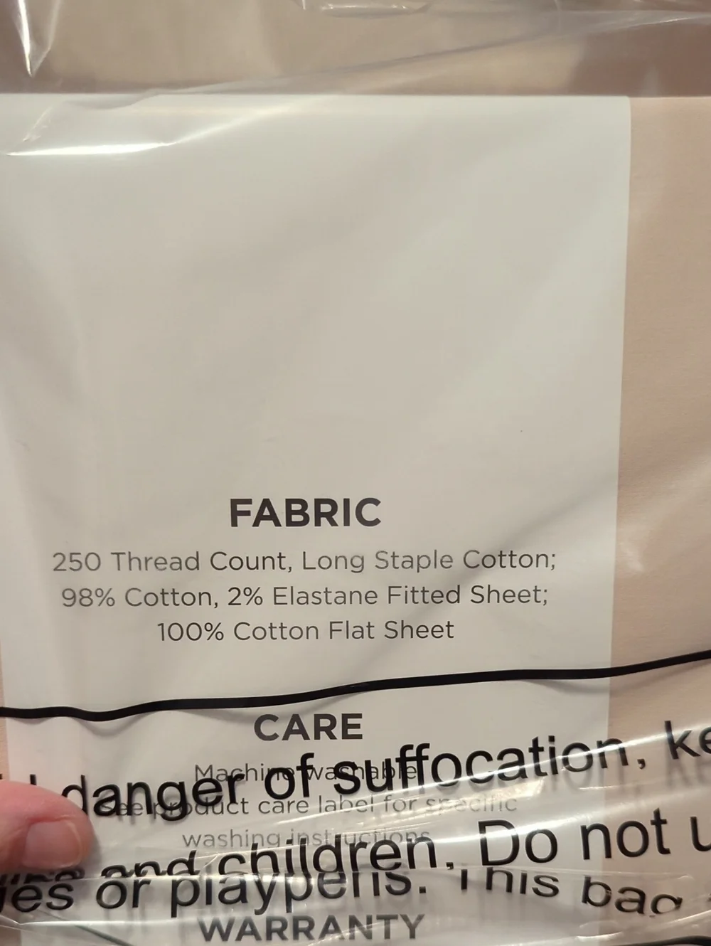 Tempur-pedic Cotton Classic Sheet Set Twin Xl Sandstone New